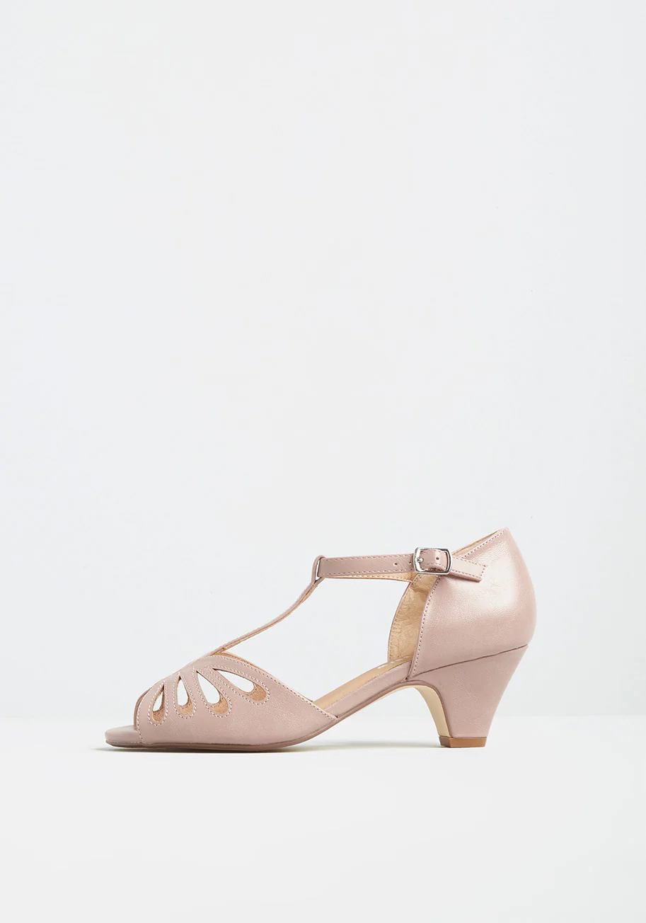 Dapper Dame T-Strap Heel - Olabens