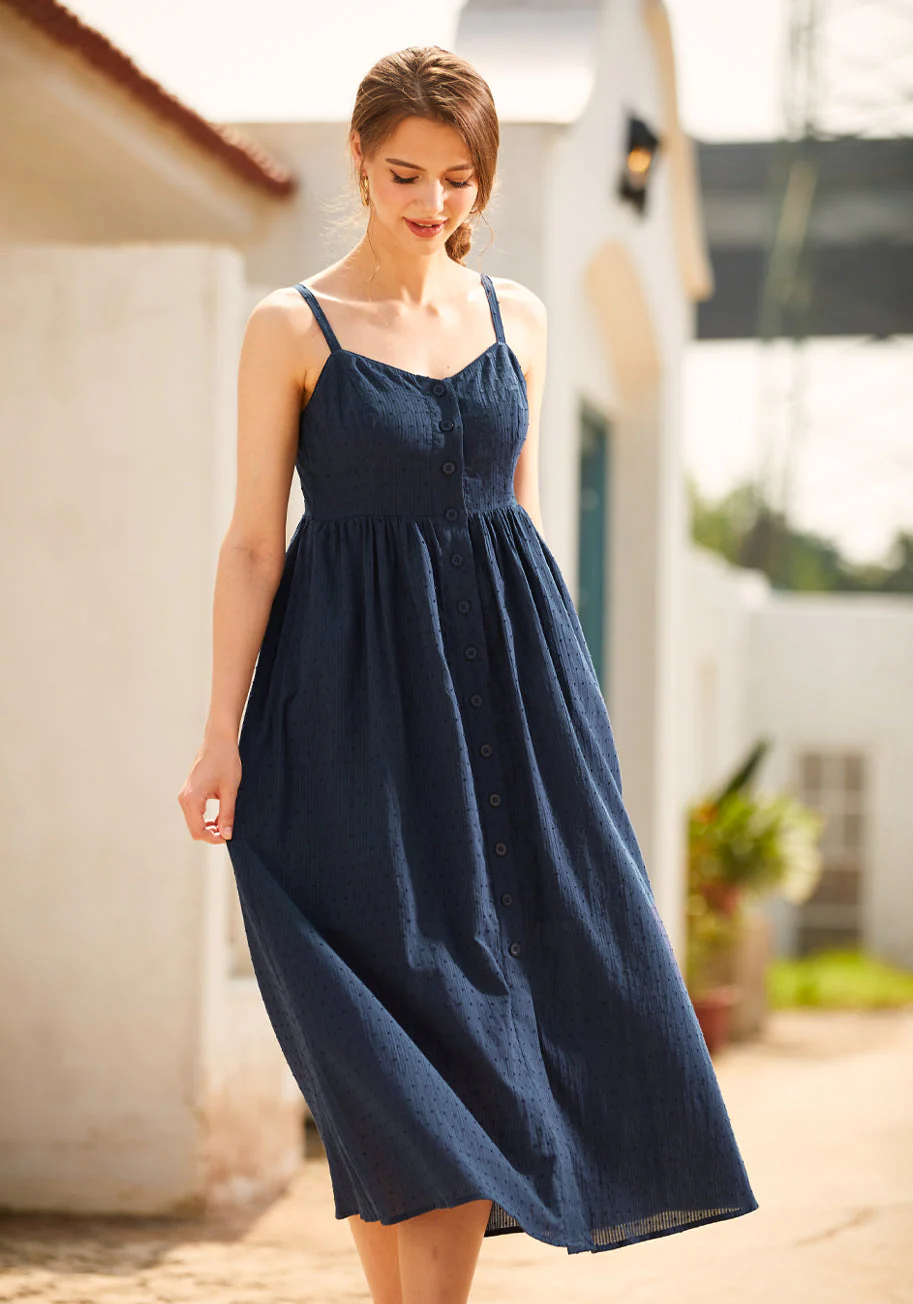 Quite Clearly Charismatic Midi Dress - Olabens