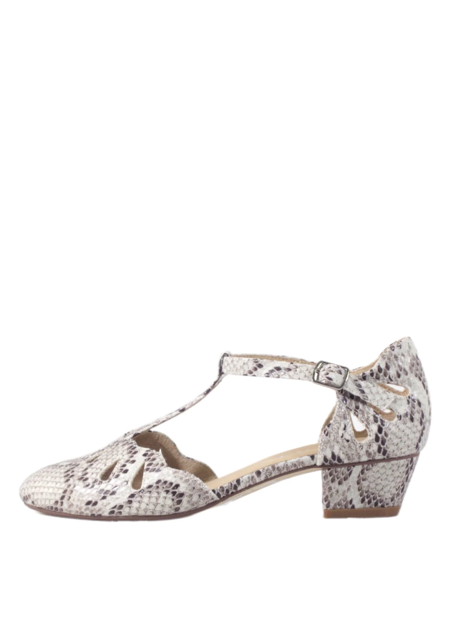 Dina T-Strap Mid-Heels - Olabens