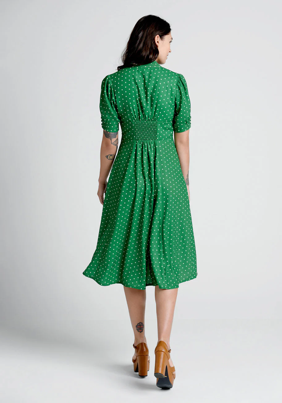 Sweet Grass Stunner Midi Dress - Olabens