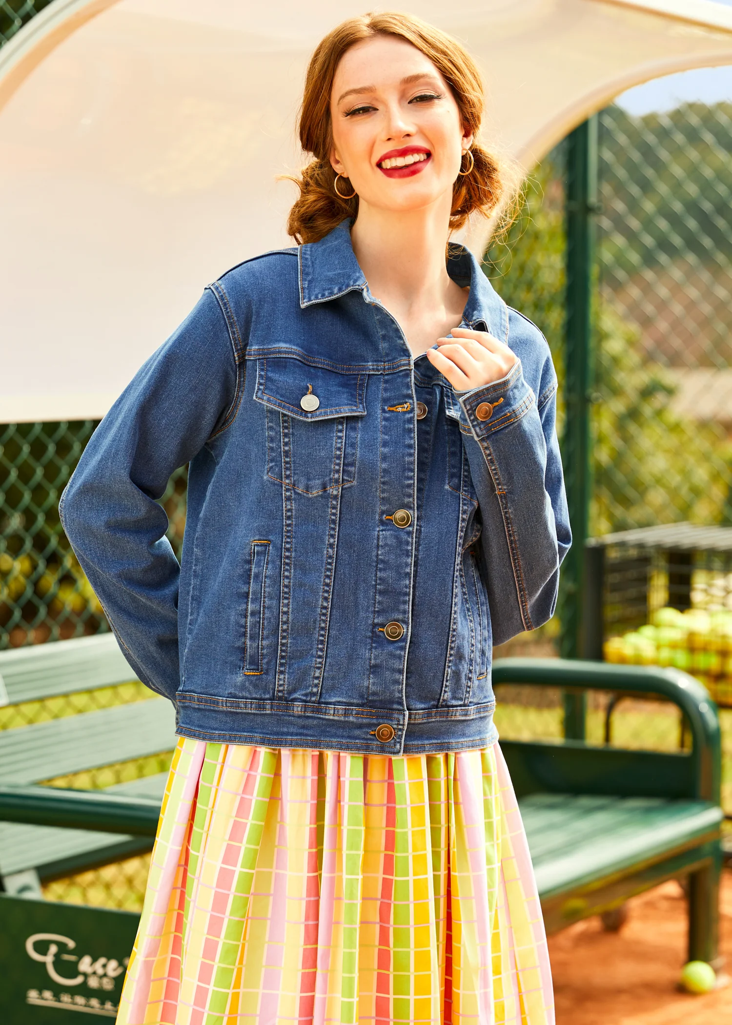 Over the Rainbow Denim Jacket - Olabens