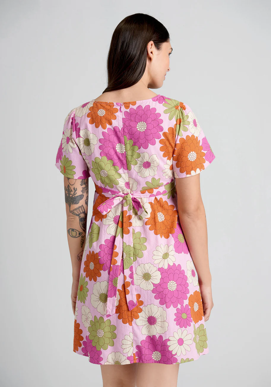 Daisy Chain Reaction Mini Dress - Olabens