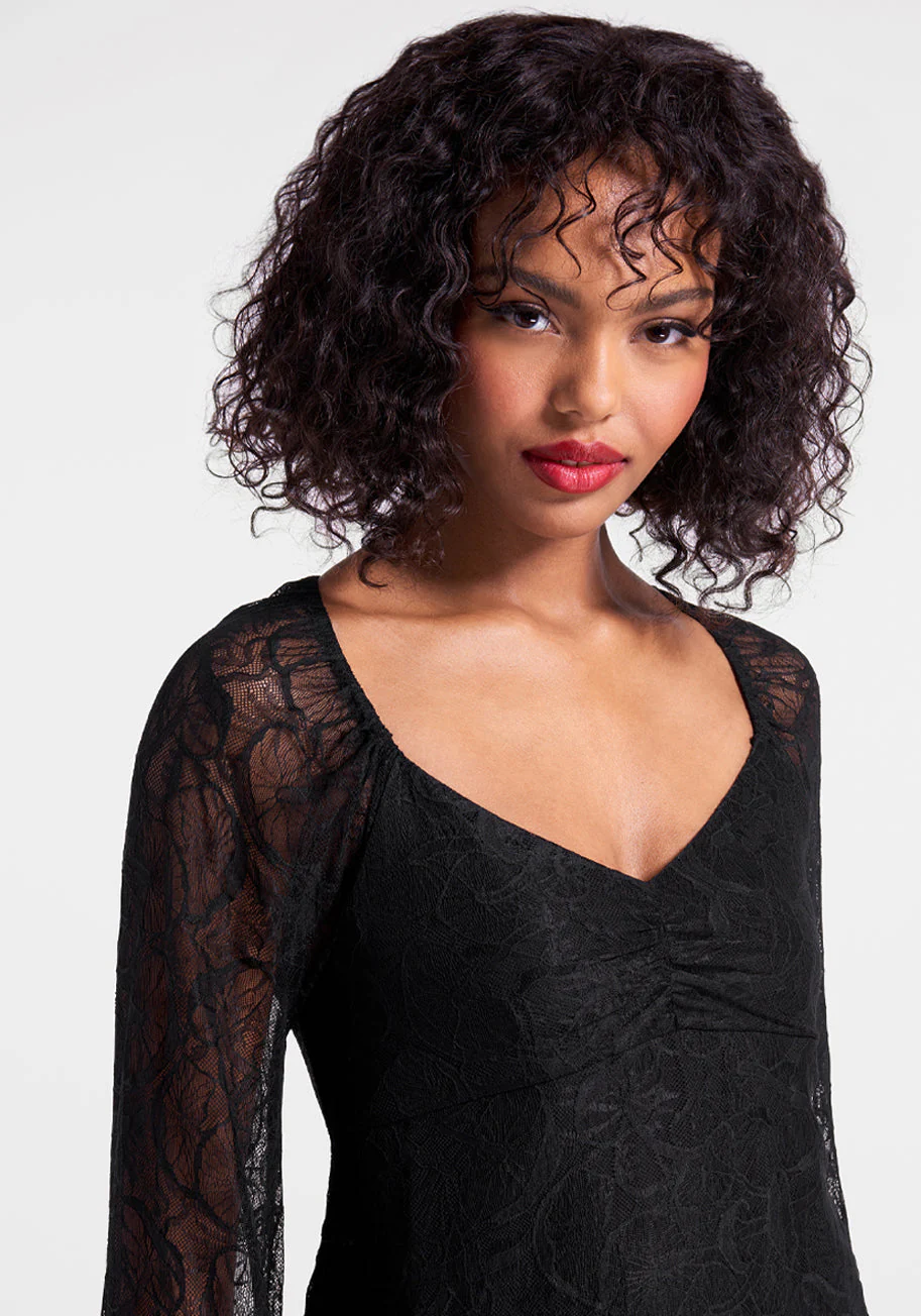 In The Groove Lace Top - Olabens