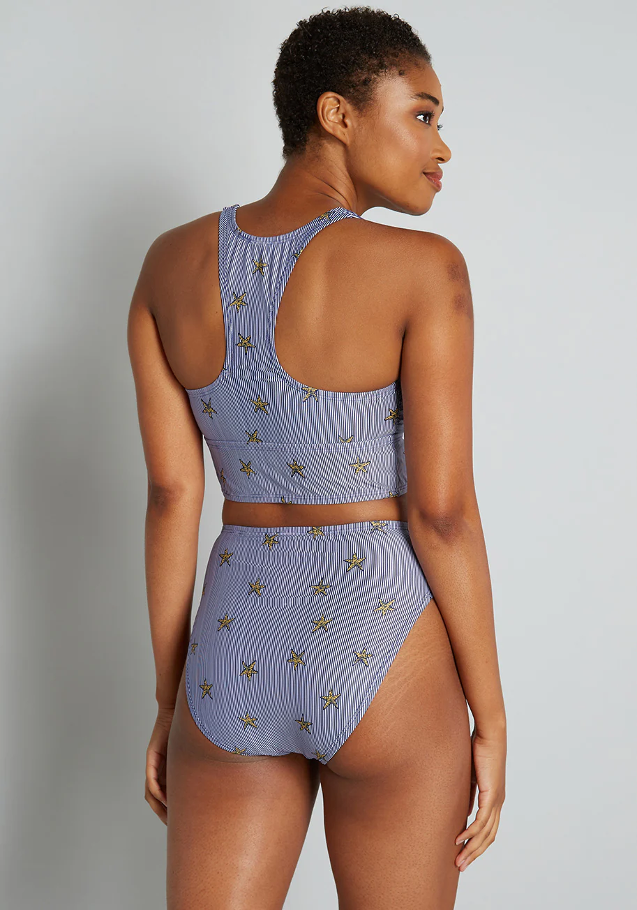 The Franky High-Waisted Bikini Bottom - Olabens