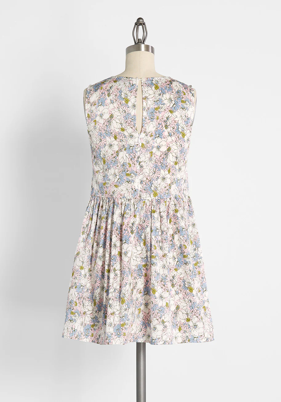 Gathering Wildflowers Smock Dress - Olabens