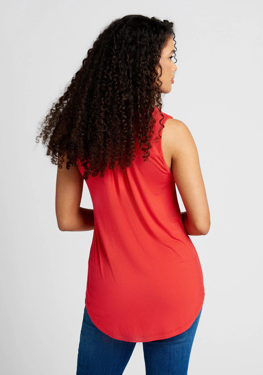 A Welcome Change Sleeveless Top - Olabens