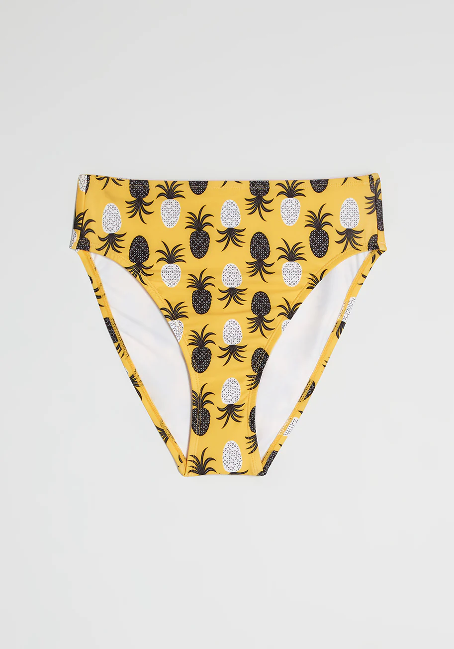 The Franky High-Waisted Bikini Bottom - Olabens