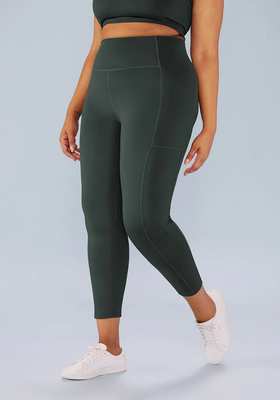 Compressive High-Rise 7/8 Pocket Leggings - Olabens