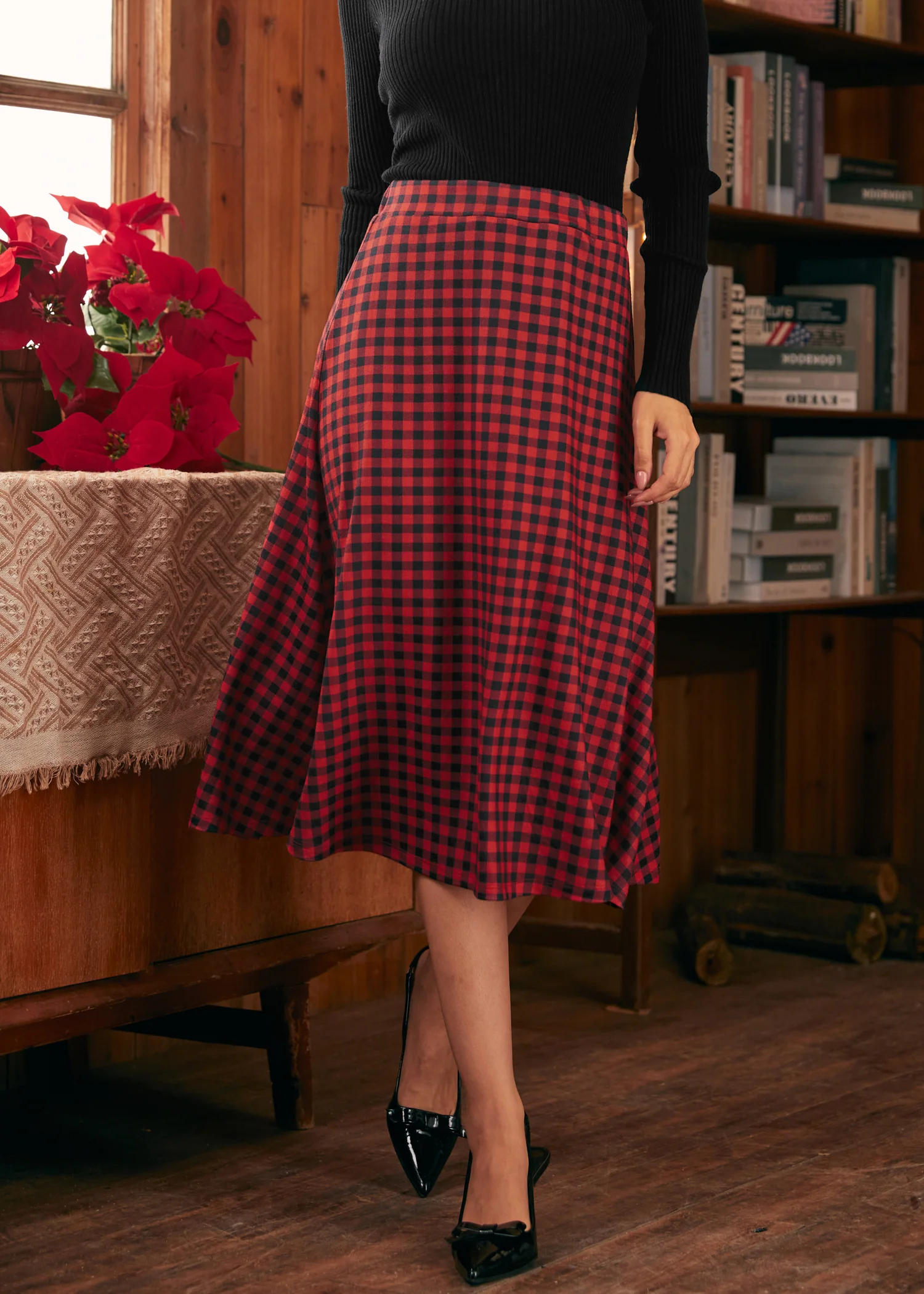 Excellence Attained Knit Midi Skirt - Olabens