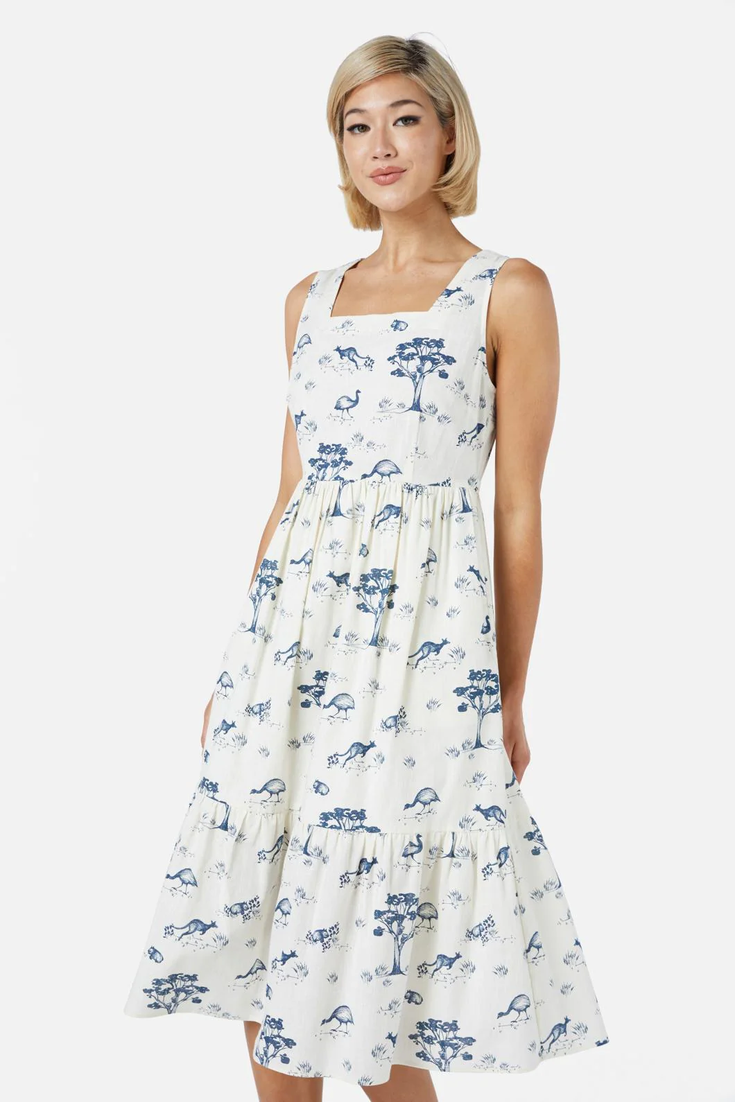 Aus Toile Midi Dress - Olabens