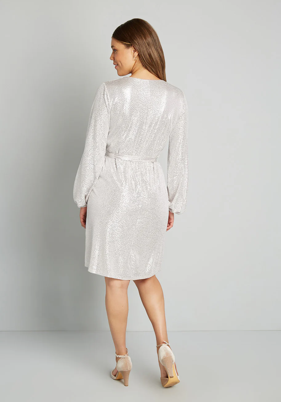 Disco Inferno Wrap Dress - Olabens
