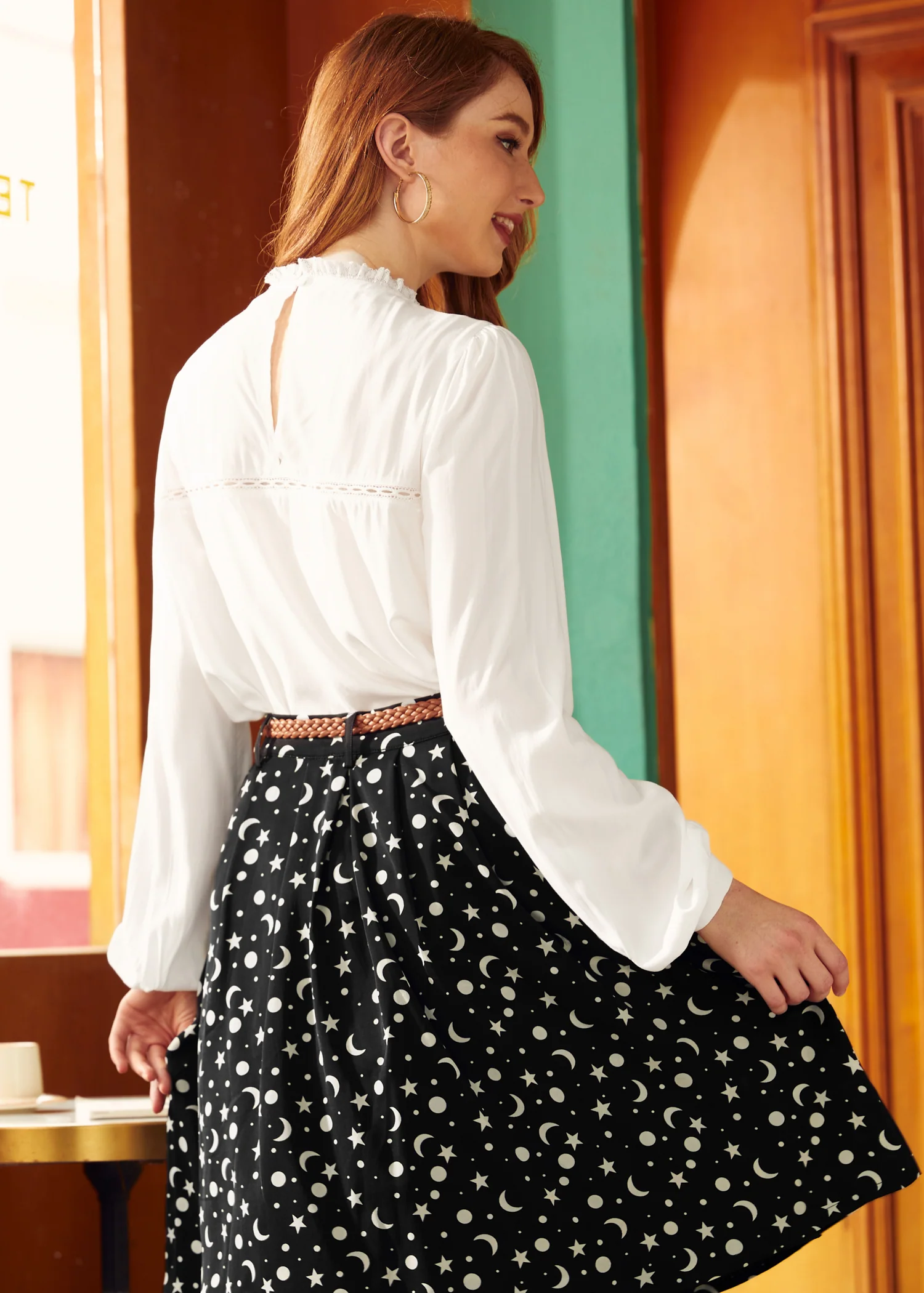 On the Silver Screen Blouse - Olabens