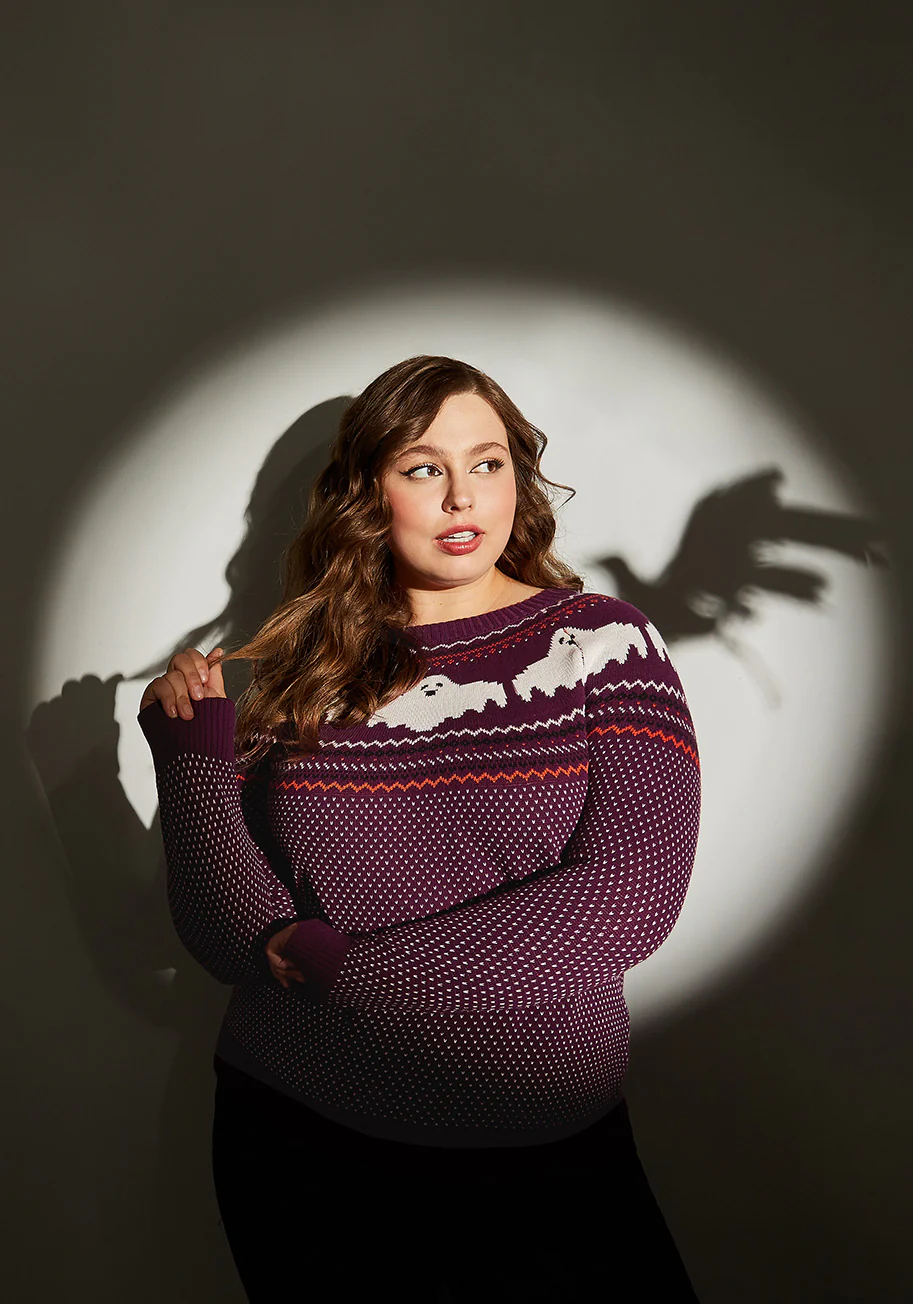 Here For The Boos Fair Isle Sweater - Olabens