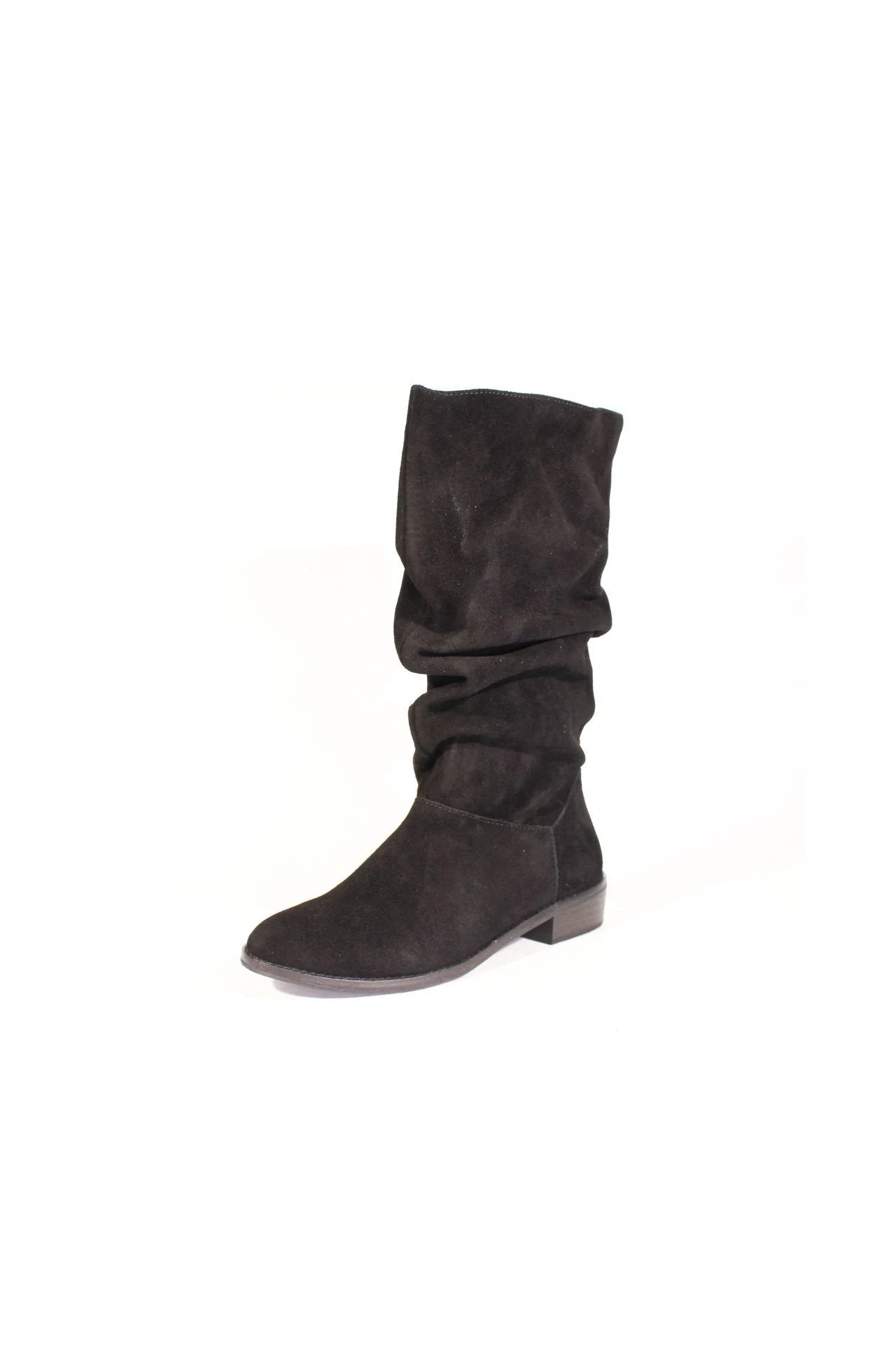 Kasper Slouchy Suede Boots - Olabens