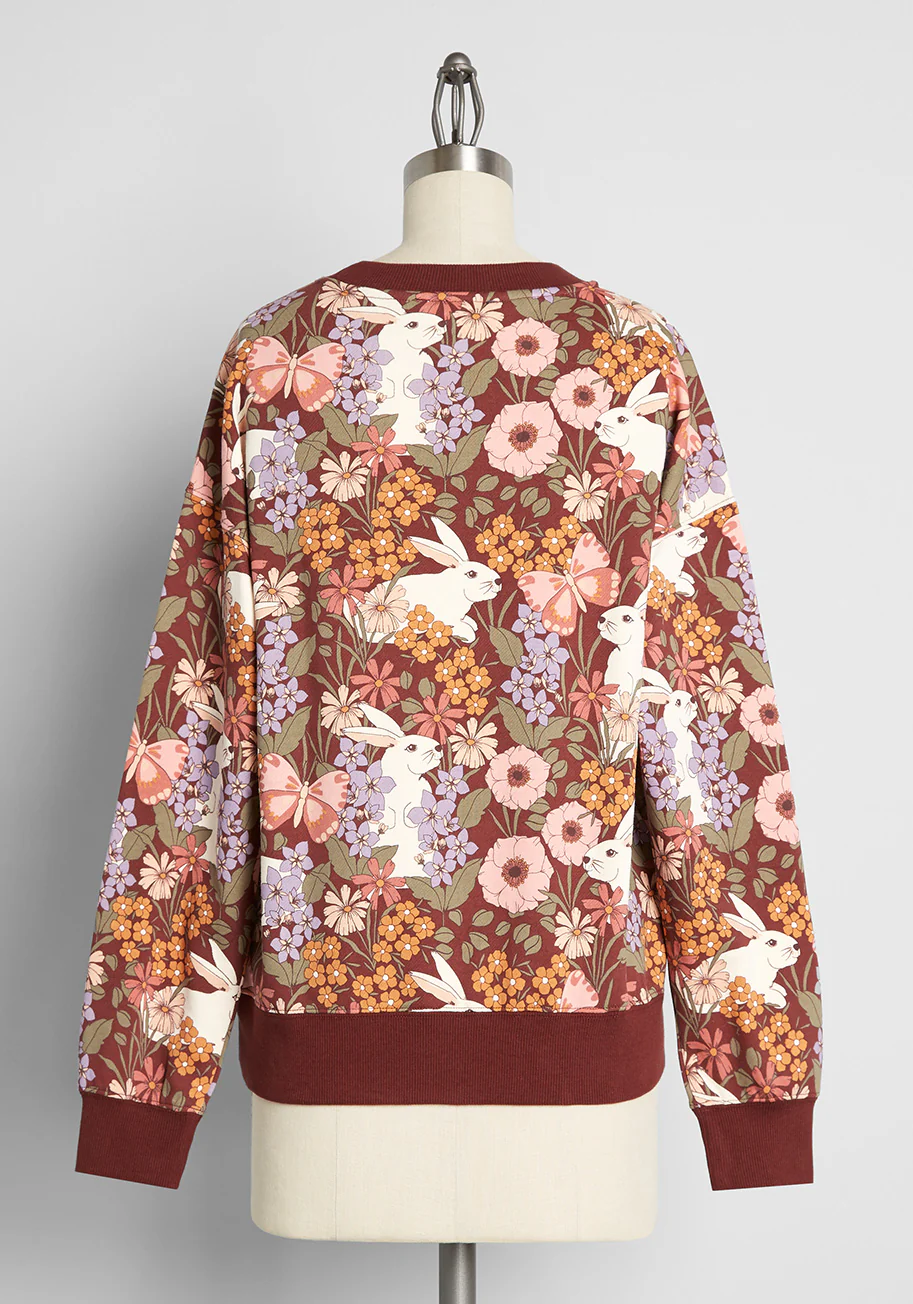 Bunny Garden Patrol Sweatshirt - Olabens
