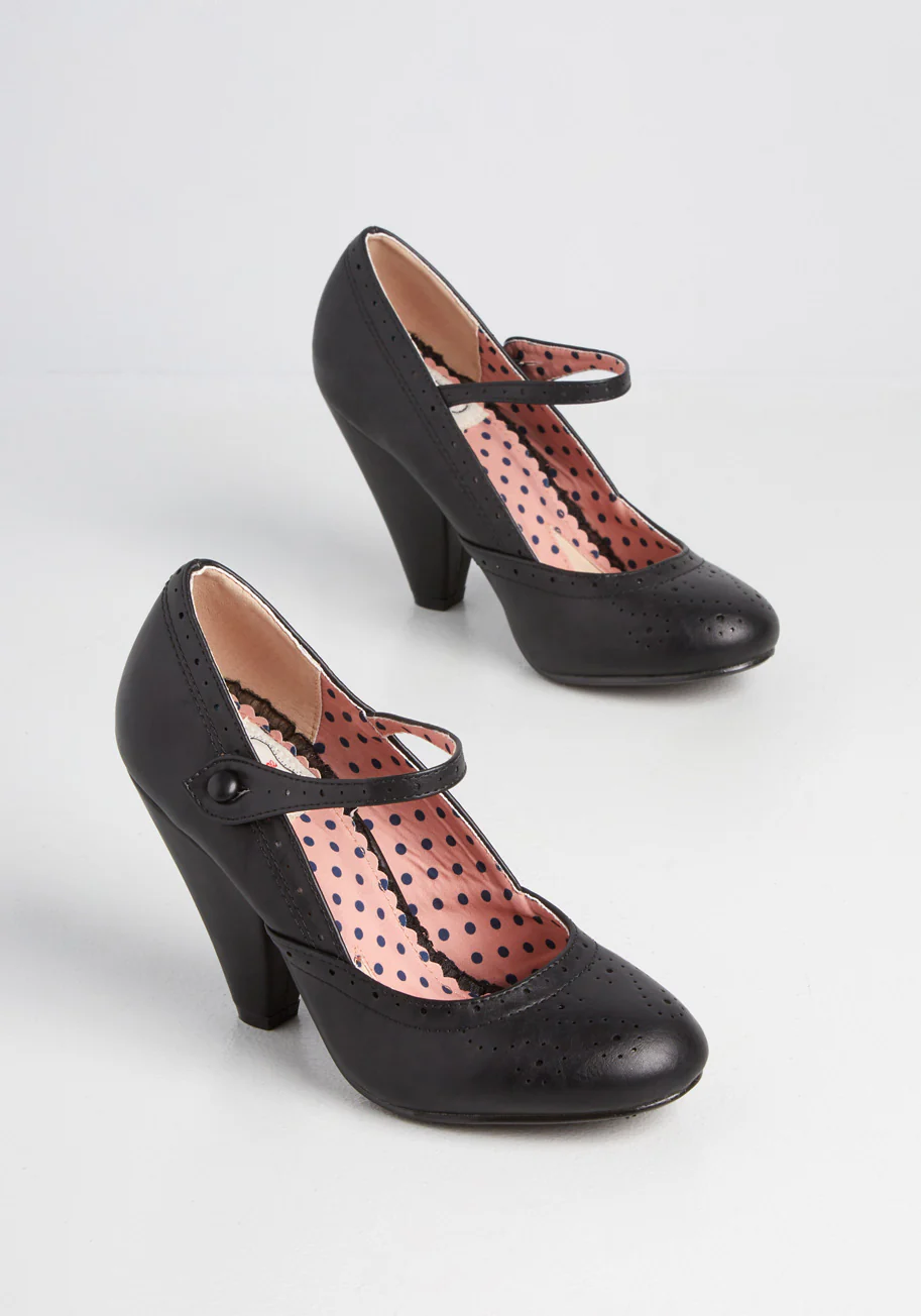 Femme Noir Black Heel - Olabens