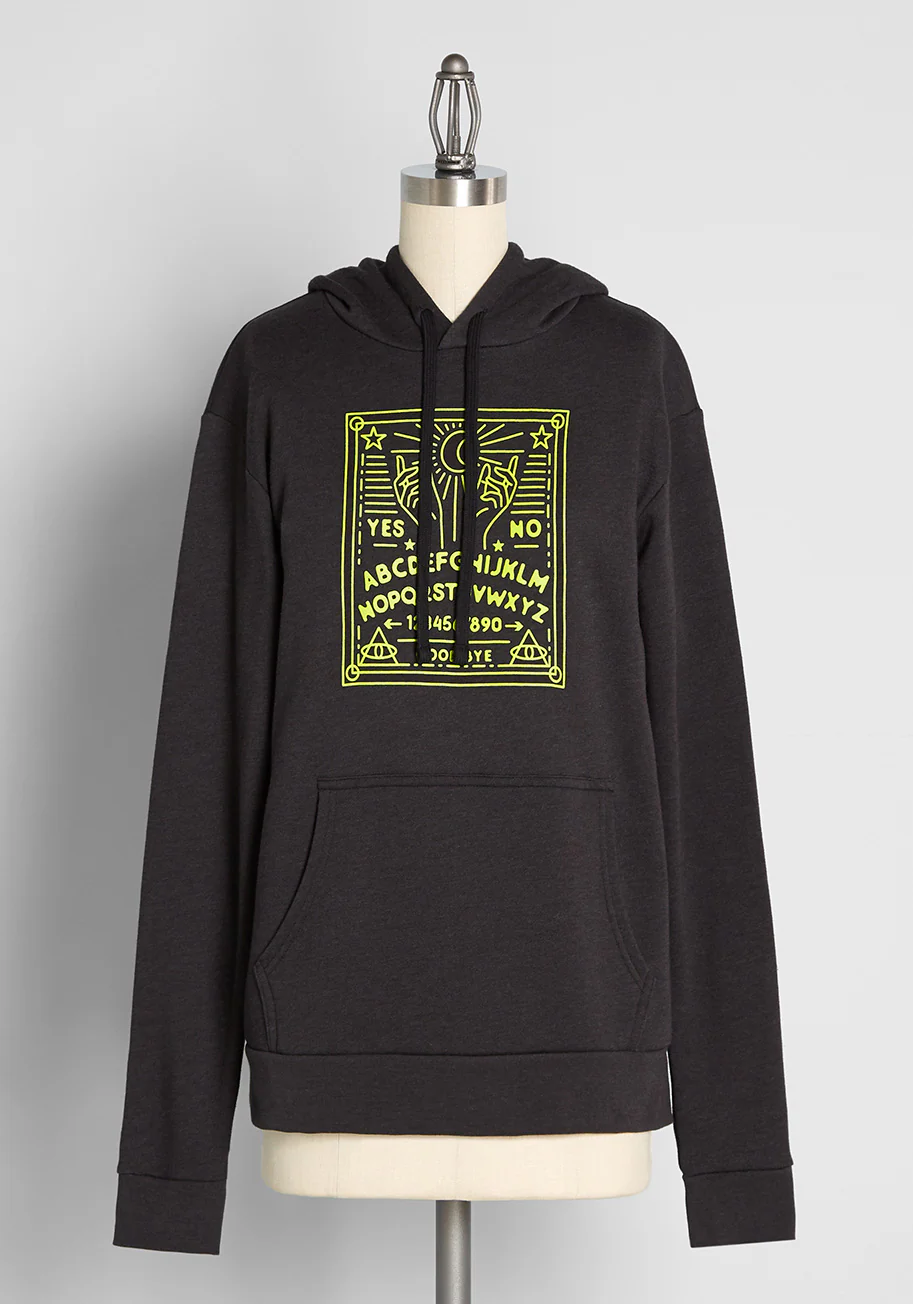Signs Of The Mystical Graphic Hoodie - Olabens