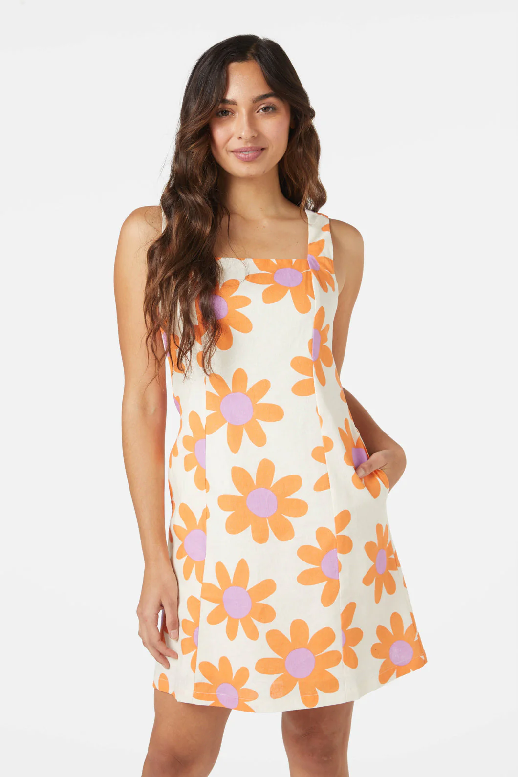 Margo Daisy Mini Dress - Olabens