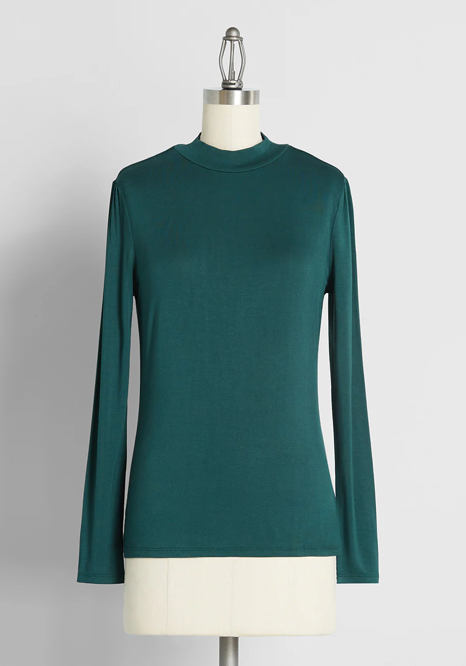 You Got This Mock Neck Top - Olabens