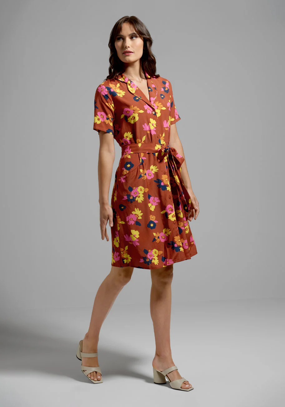 Going Out and About Shirt Dress - Olabens
