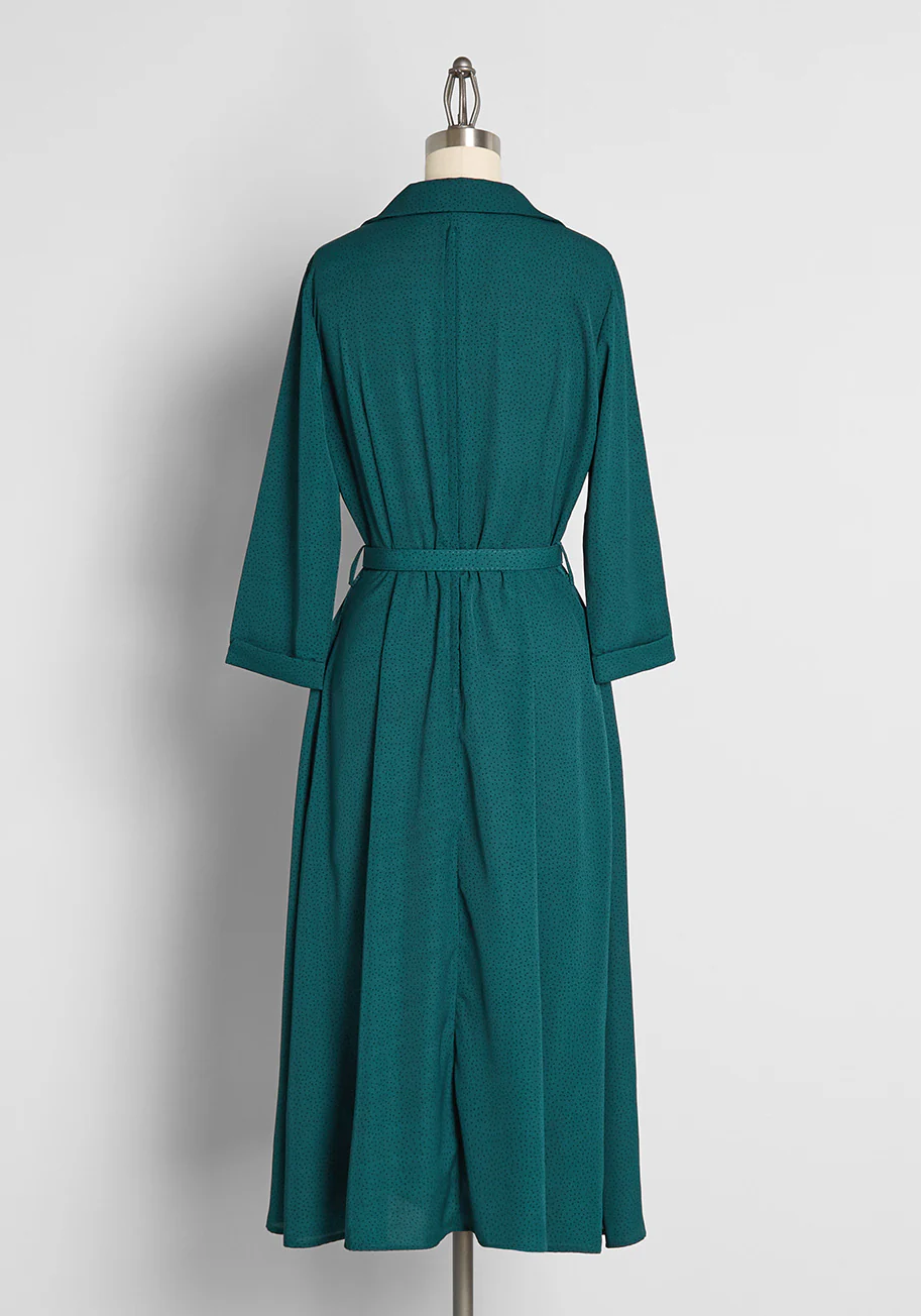 Spotted In the Archives Midi Dress - Olabens