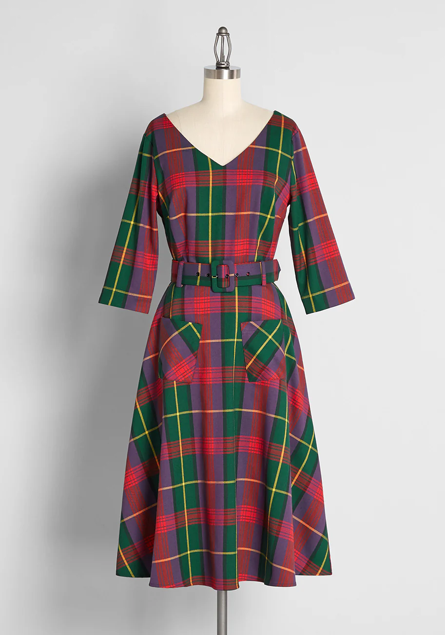 Sure To Be Splendid Swing Dress - Olabens