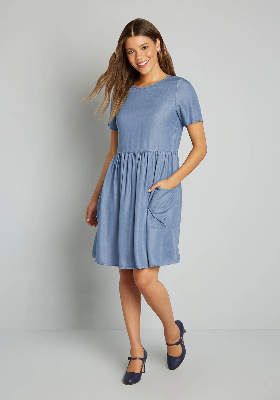 Bold Notion Babydoll Dress - Olabens