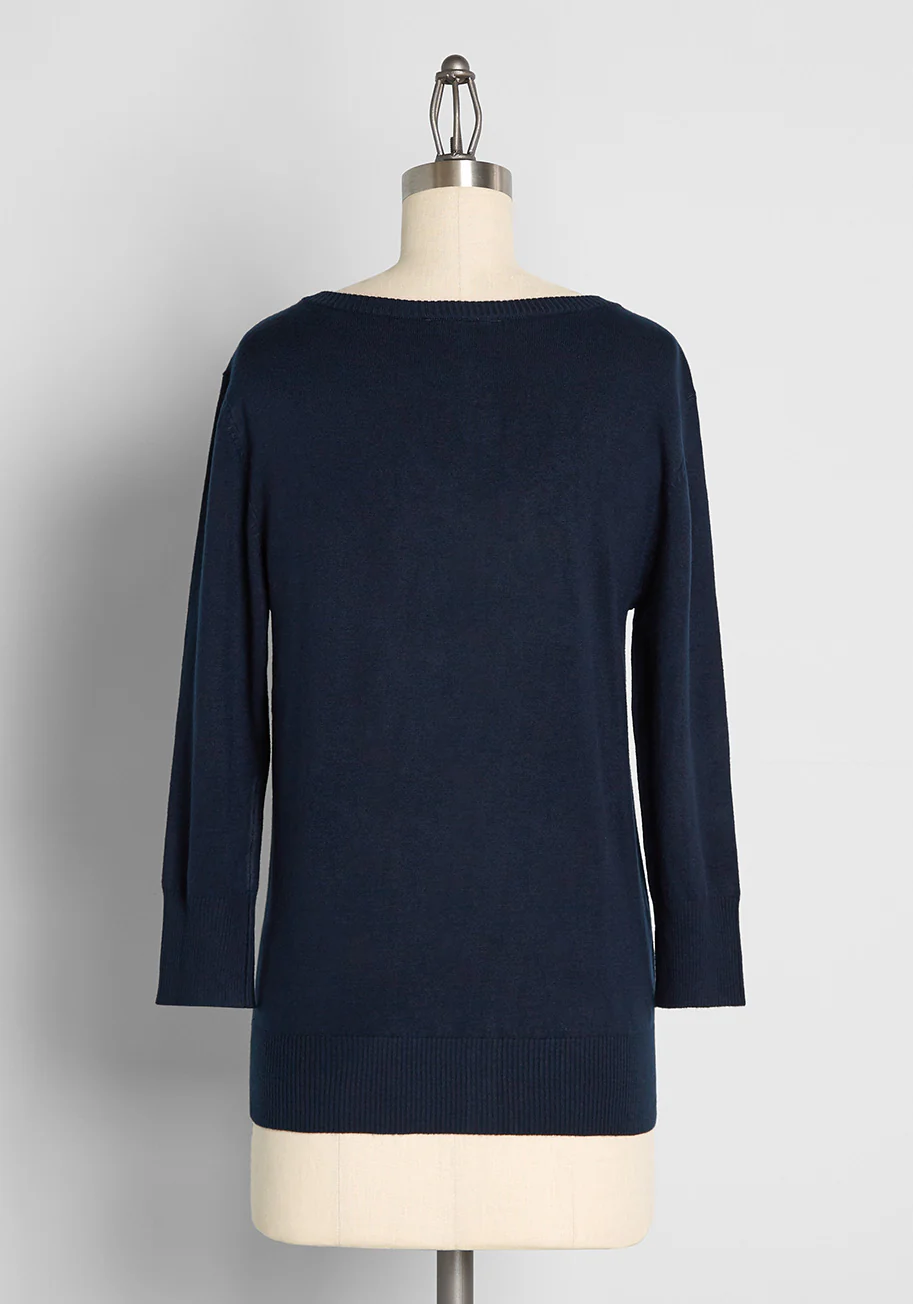 Leafing Yesterday Behind Embroidered Cardigan - Olabens