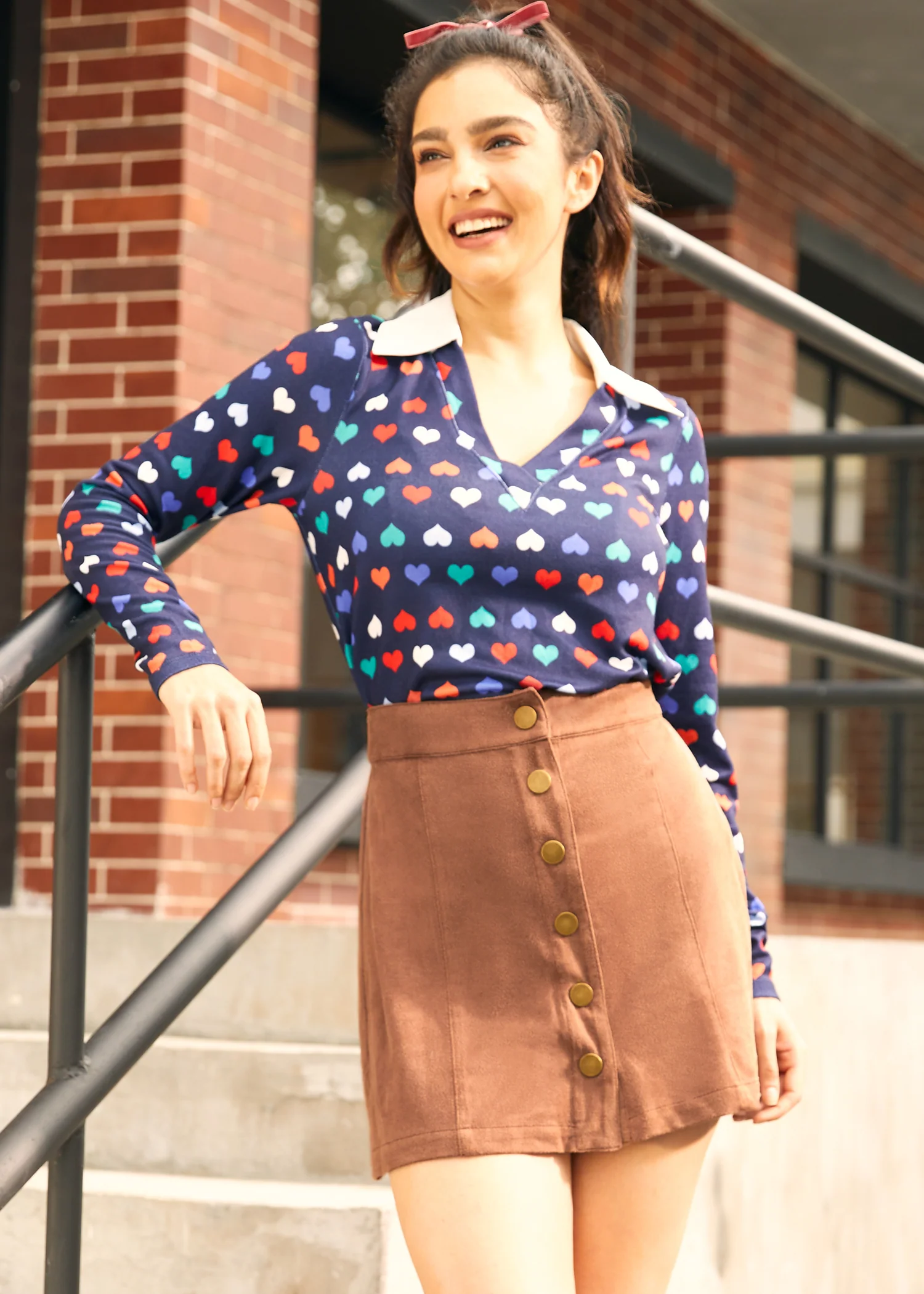 Twirling Twilight A-Line Skirt - Olabens