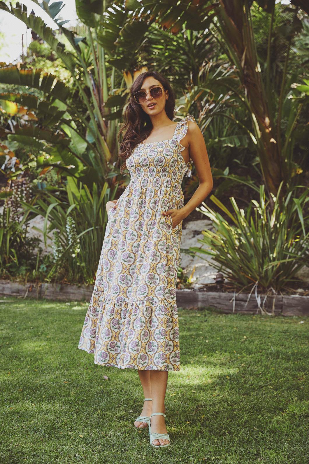 Renata Midi Dress - Olabens