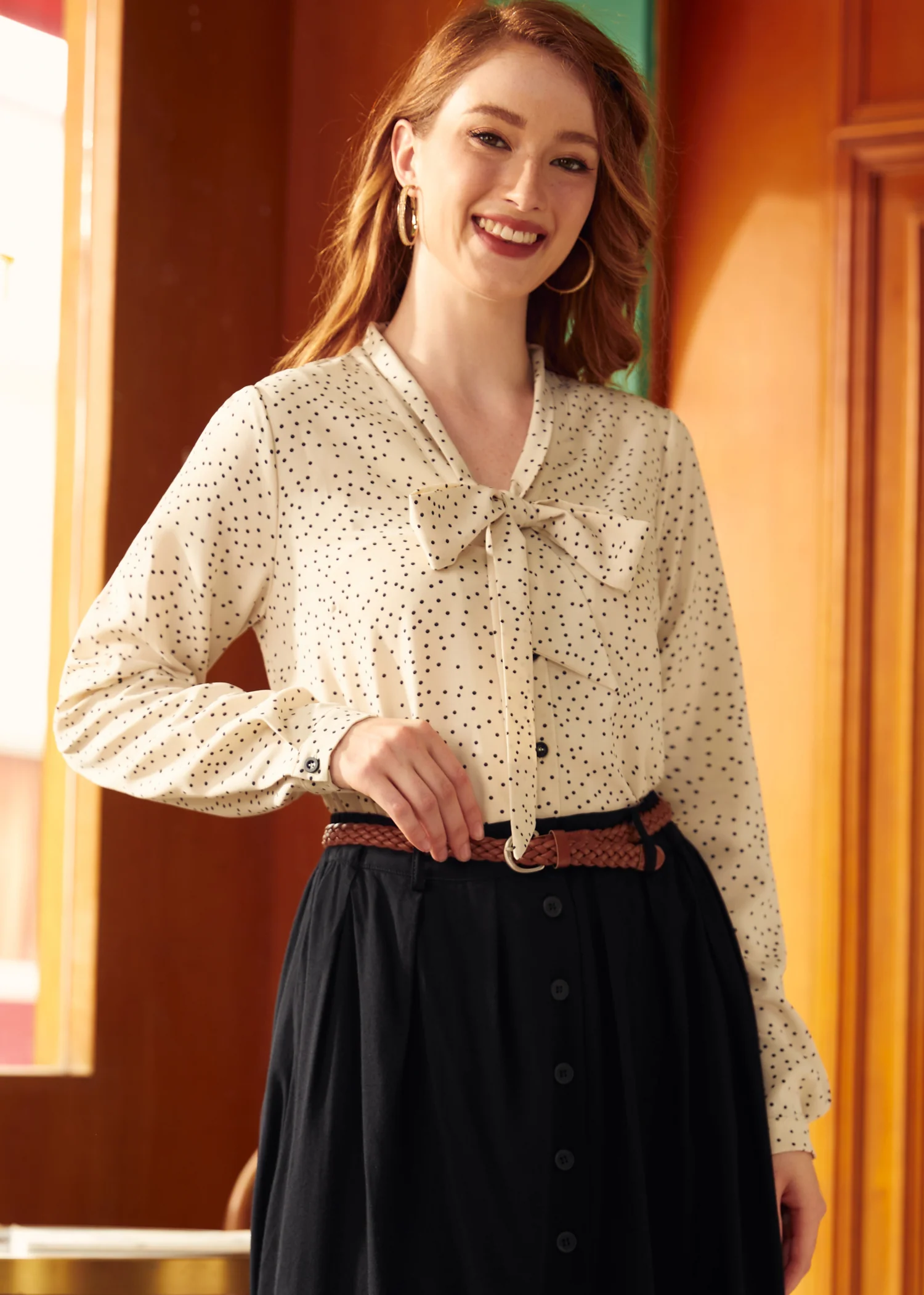 Dancing 'Till Dawn Bow Blouse - Olabens