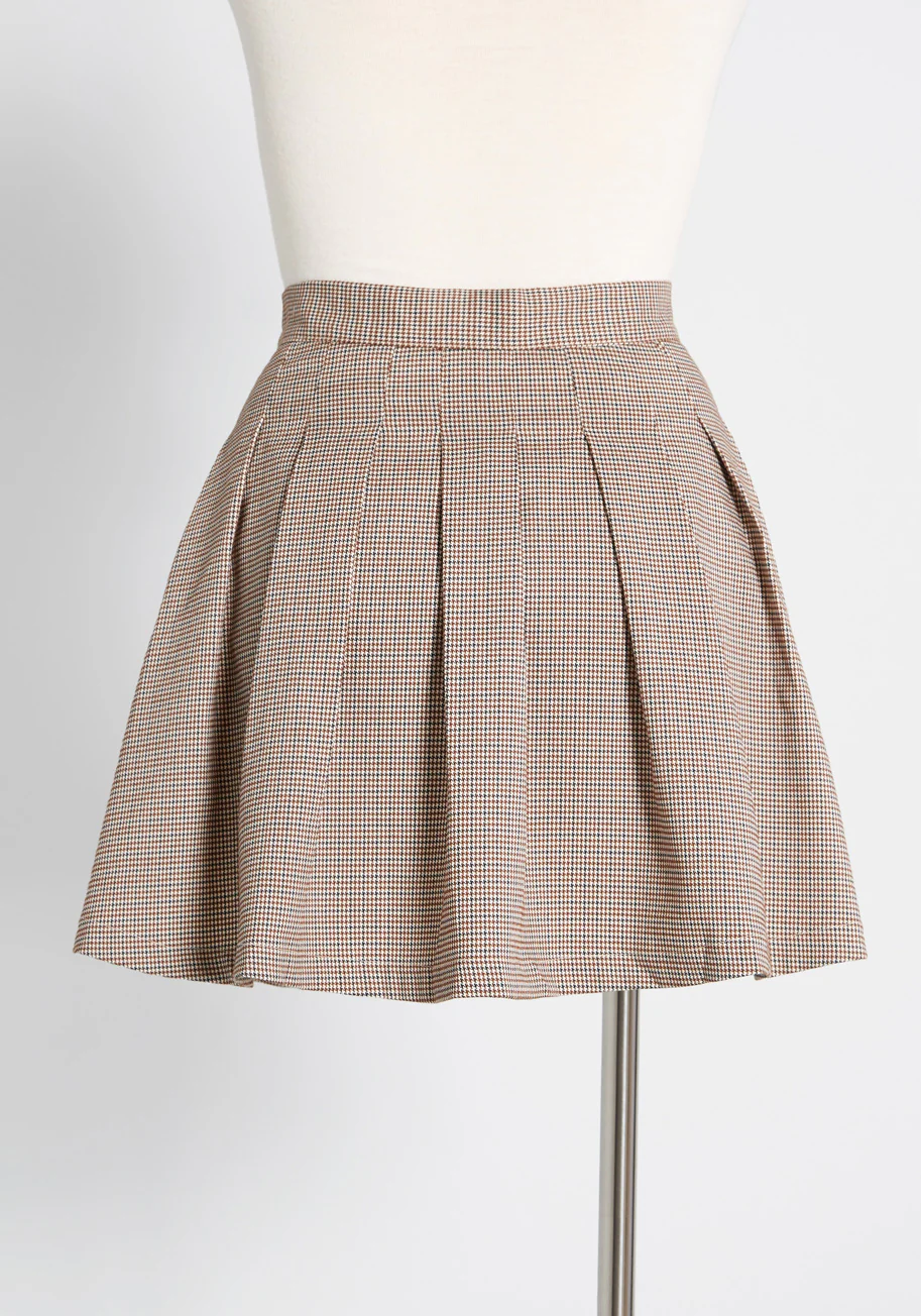So Pleat to Meet You Skirt - Olabens