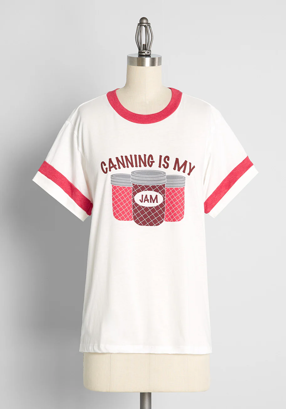 Isnyt x Camp Collection Canning Is My Jam Graphic Ringer Tee - Olabens