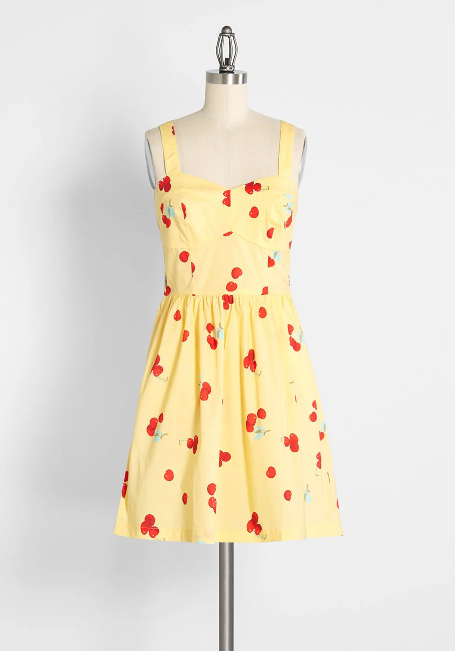 Peace of Mind in the Sunshine Fit and Flare Sundress - Olabens