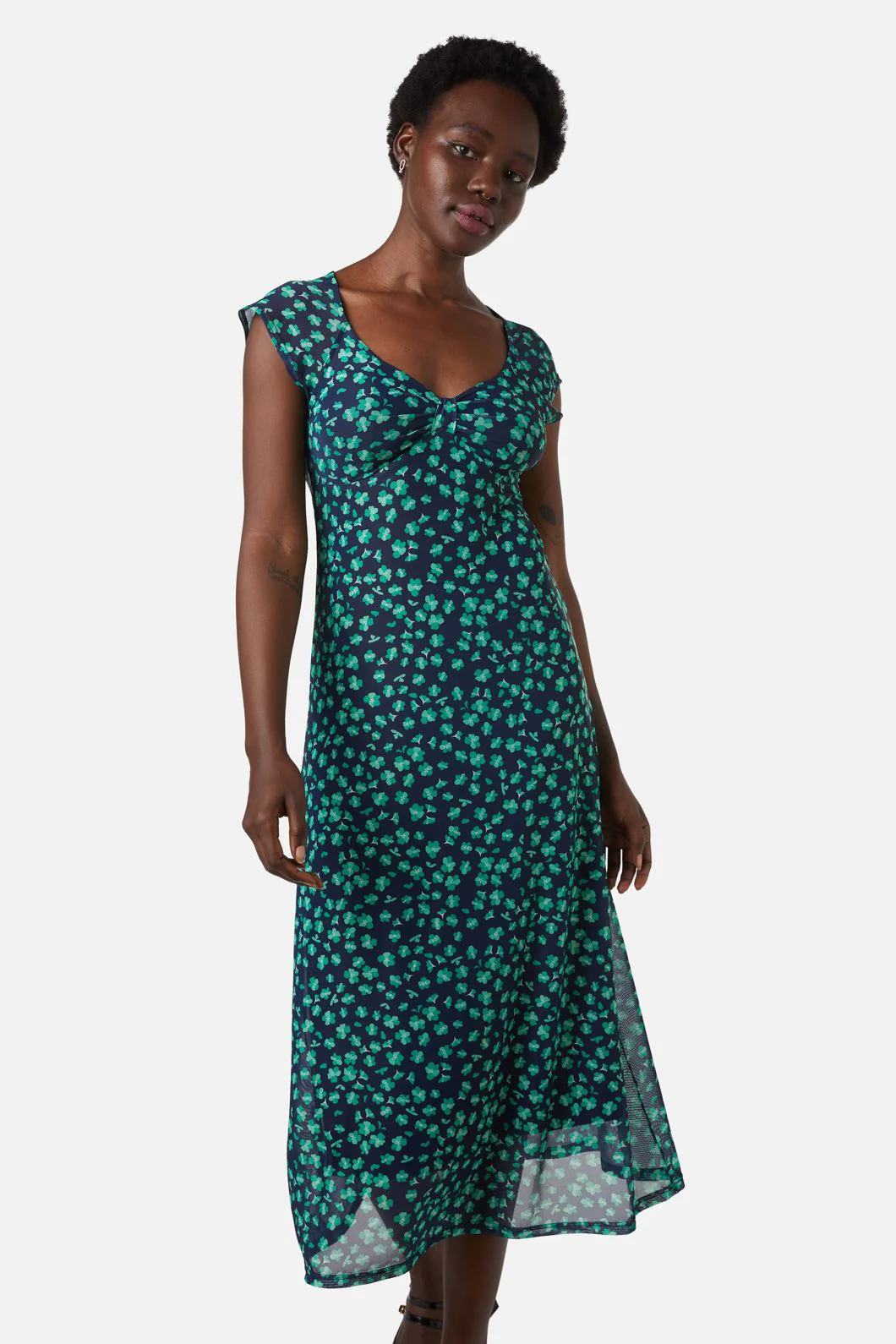 Mille Fleur Mesh Dress - Olabens