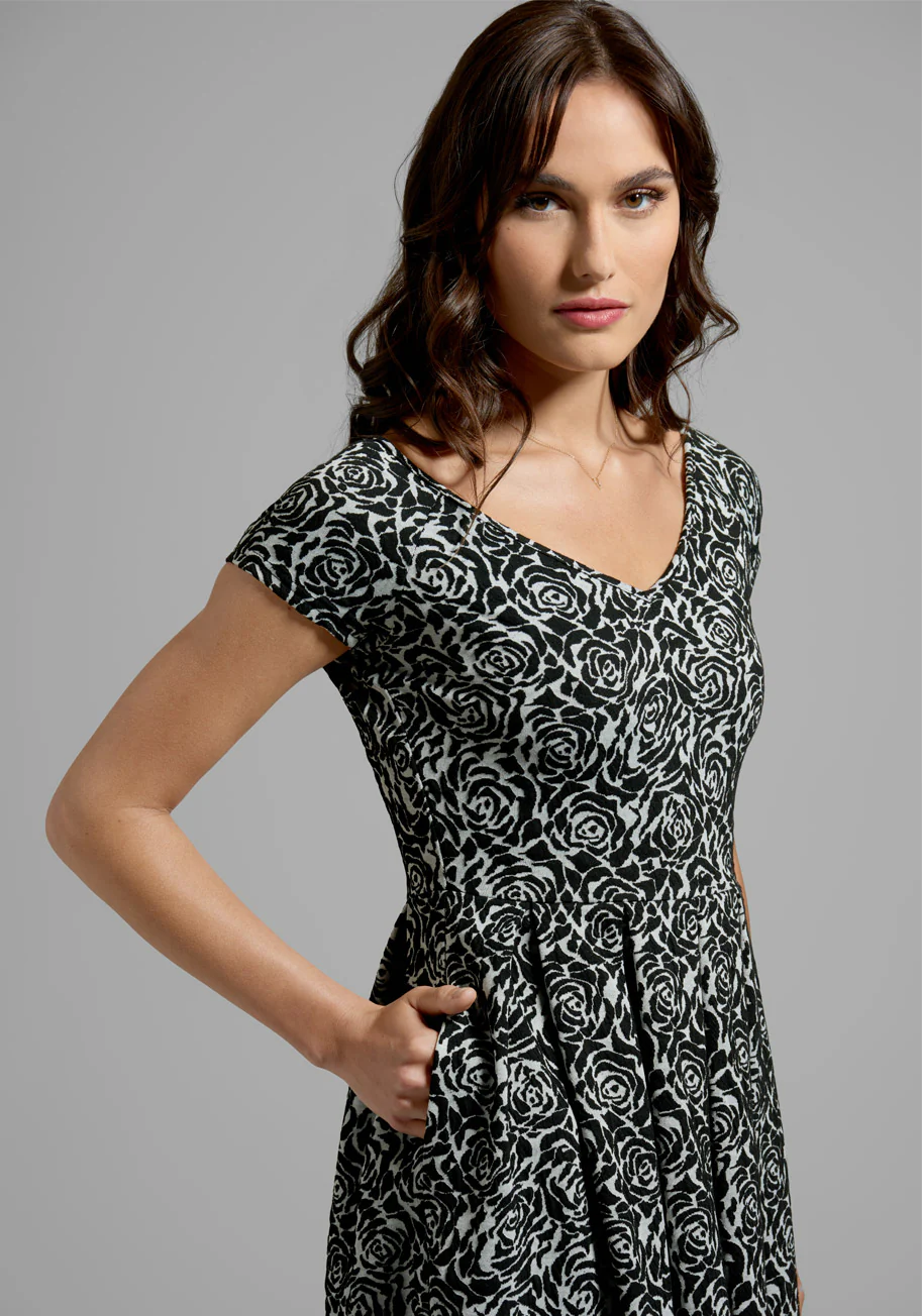 Never Let You Go Fit and Flare Dress - Olabens