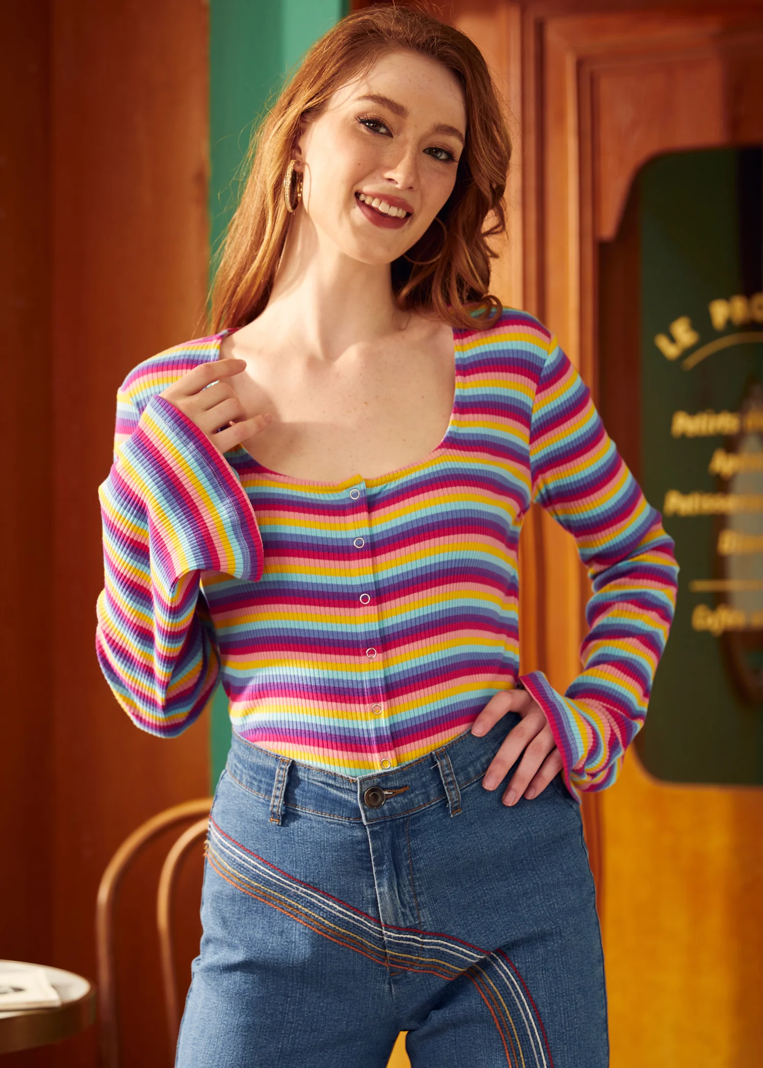 Lost in Love Bell Sleeve Top - Olabens