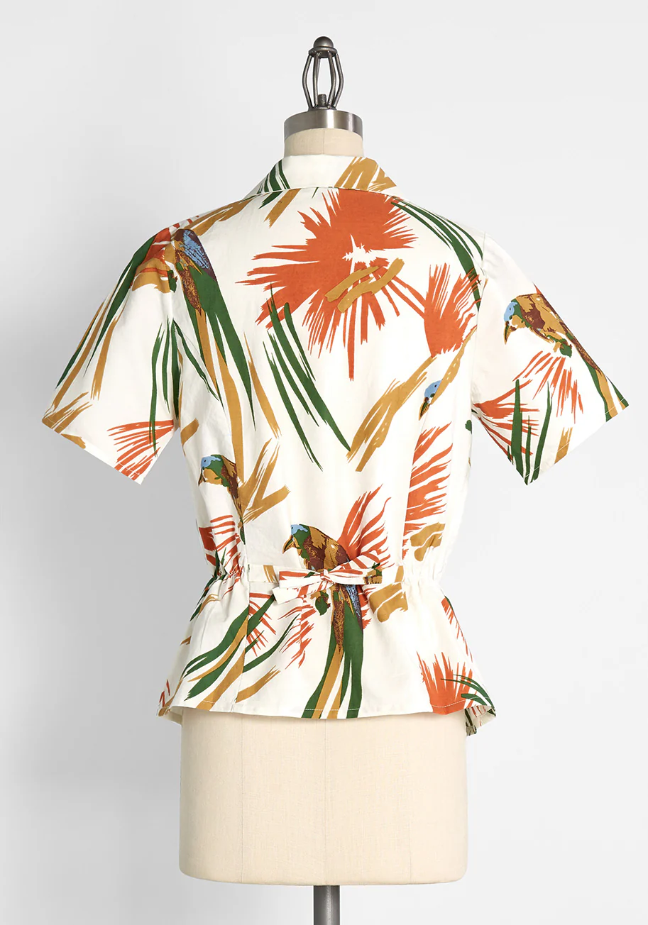 Parrot of Merit Button-Up Shirt - Olabens