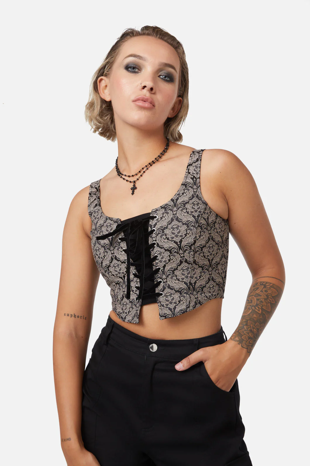 Ceremonial Lace Up Corset - Olabens