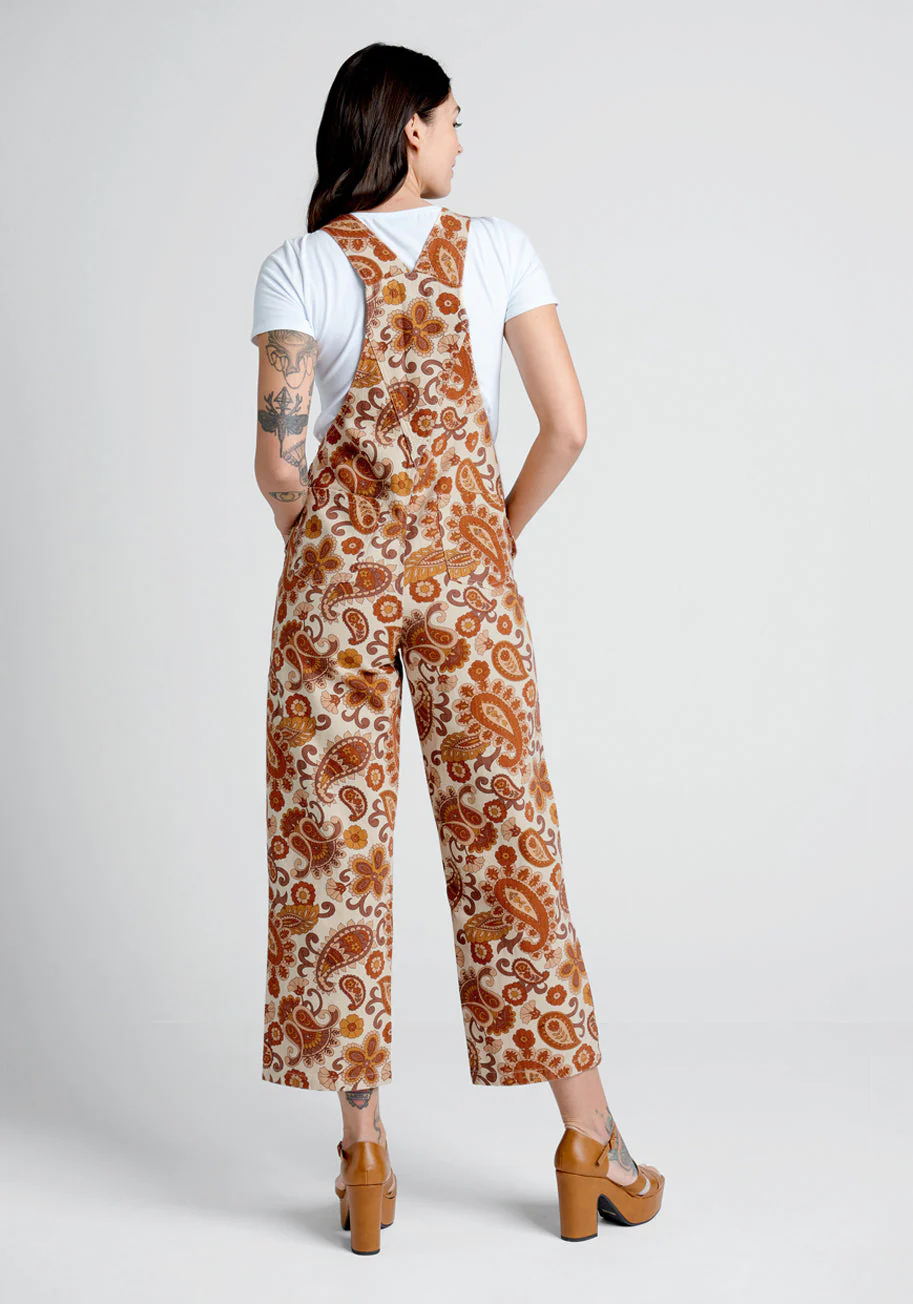 Am I Dreaming? Paisley Overalls - Olabens