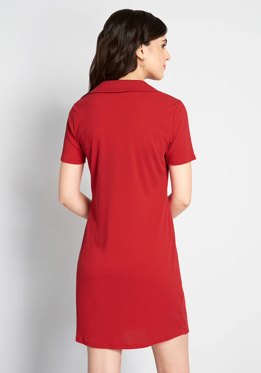 Polo Match Pick Shift Dress - Olabens