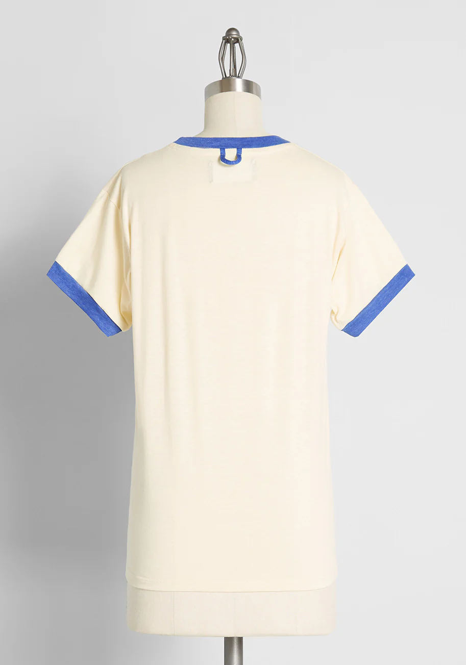 Mercury In Retrograde Graphic Ringer Tee - Olabens