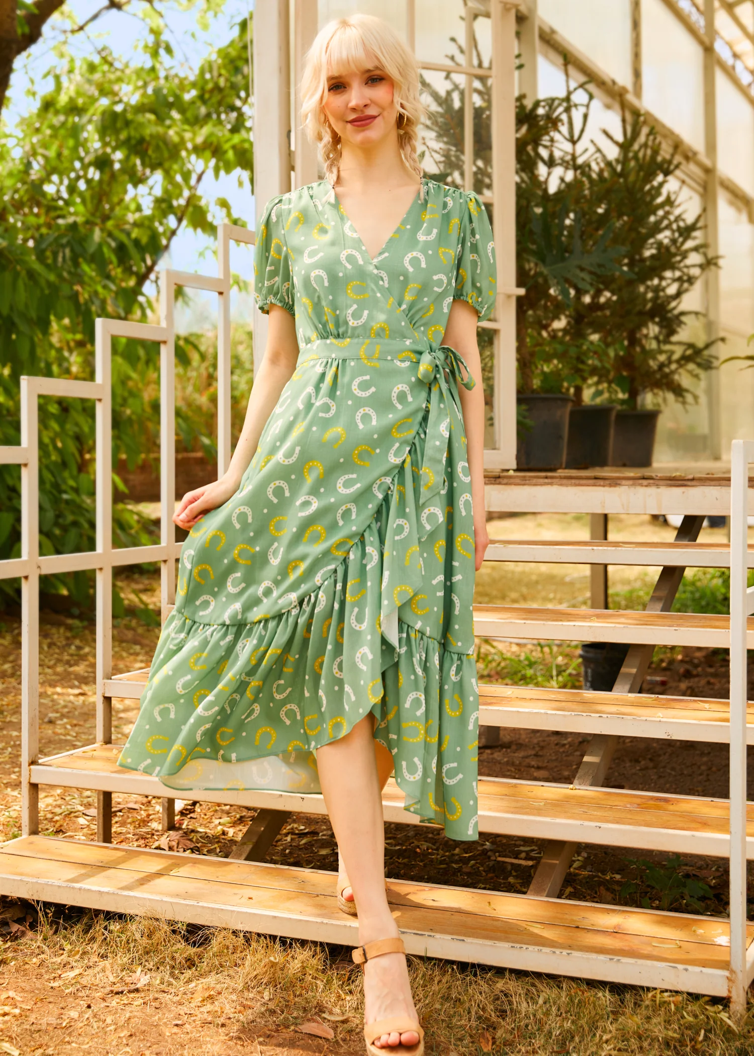 Luck Be a Lady Wrap Dress - Olabens