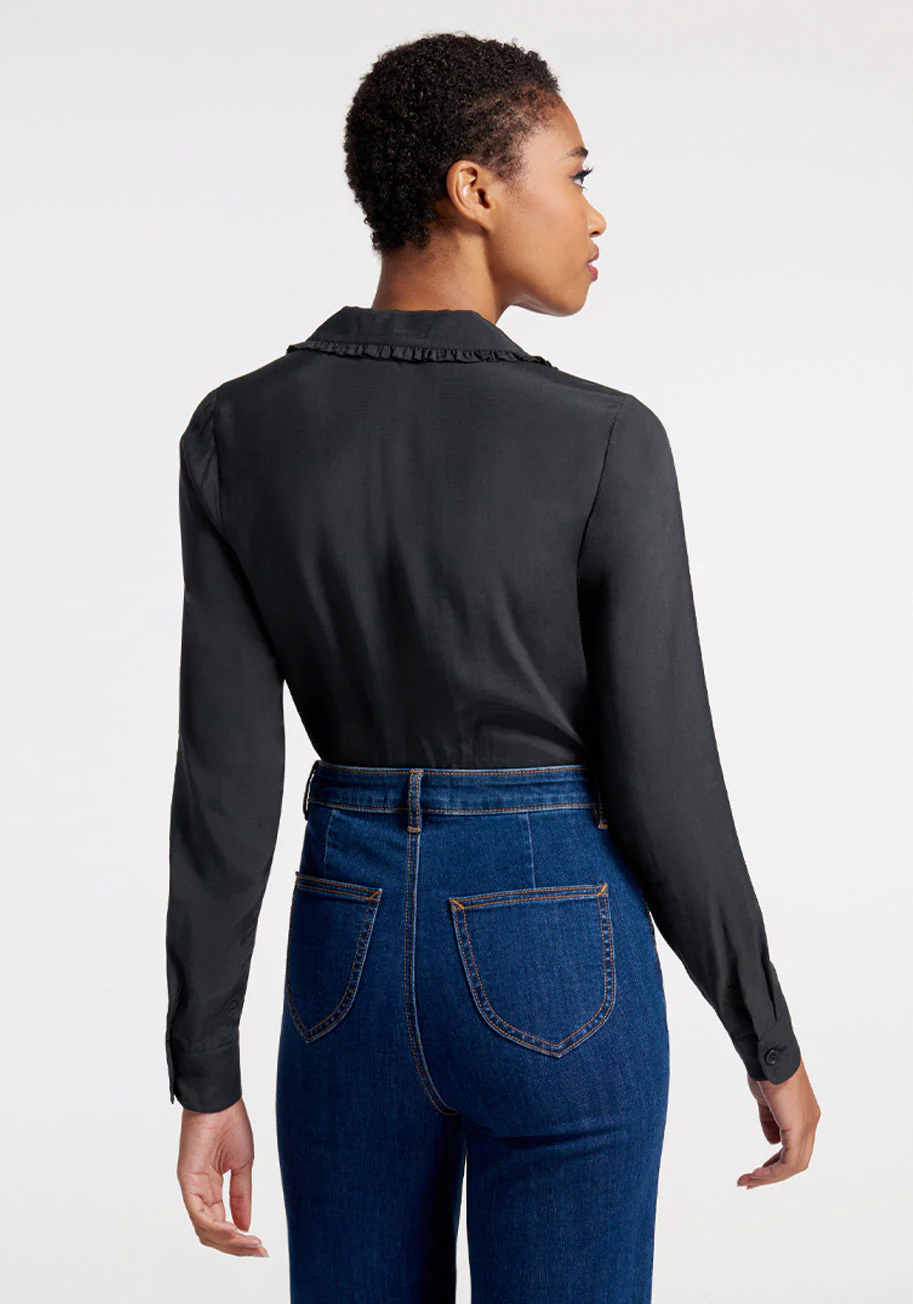 Starlet Power Button-Down Top - Olabens