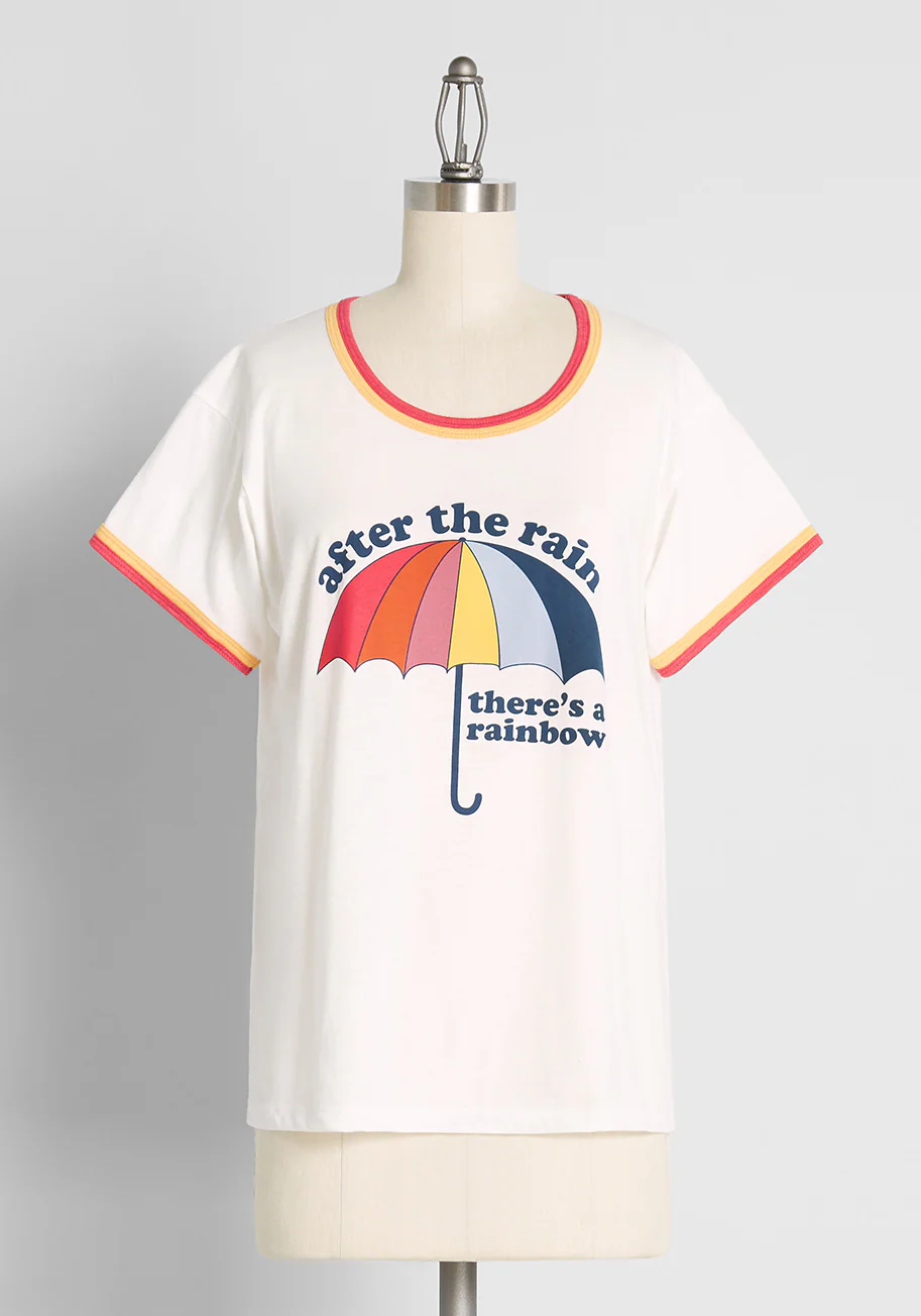 After the Rain Graphic Ringer Tee - Olabens