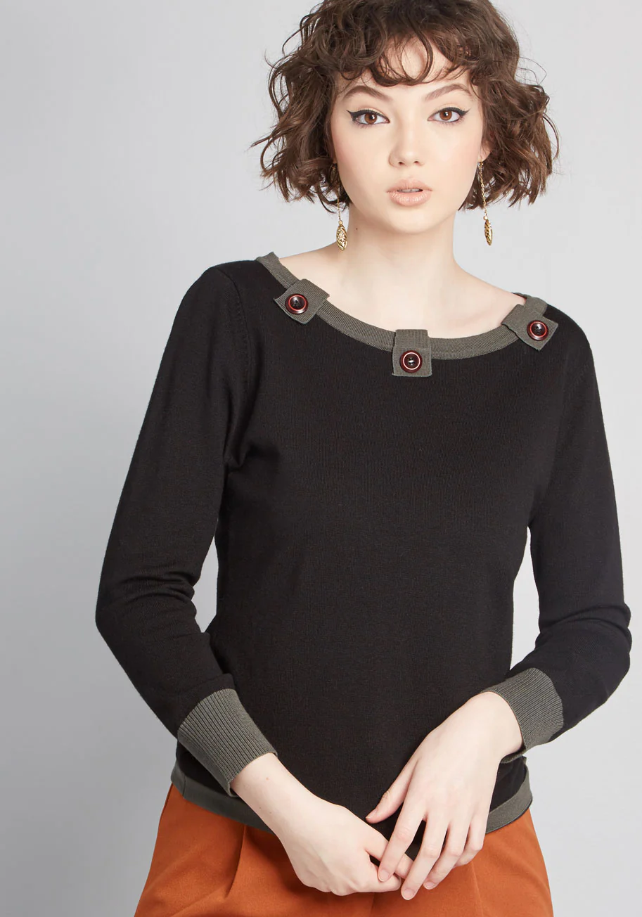 Keeping Tabs Sweater - Olabens