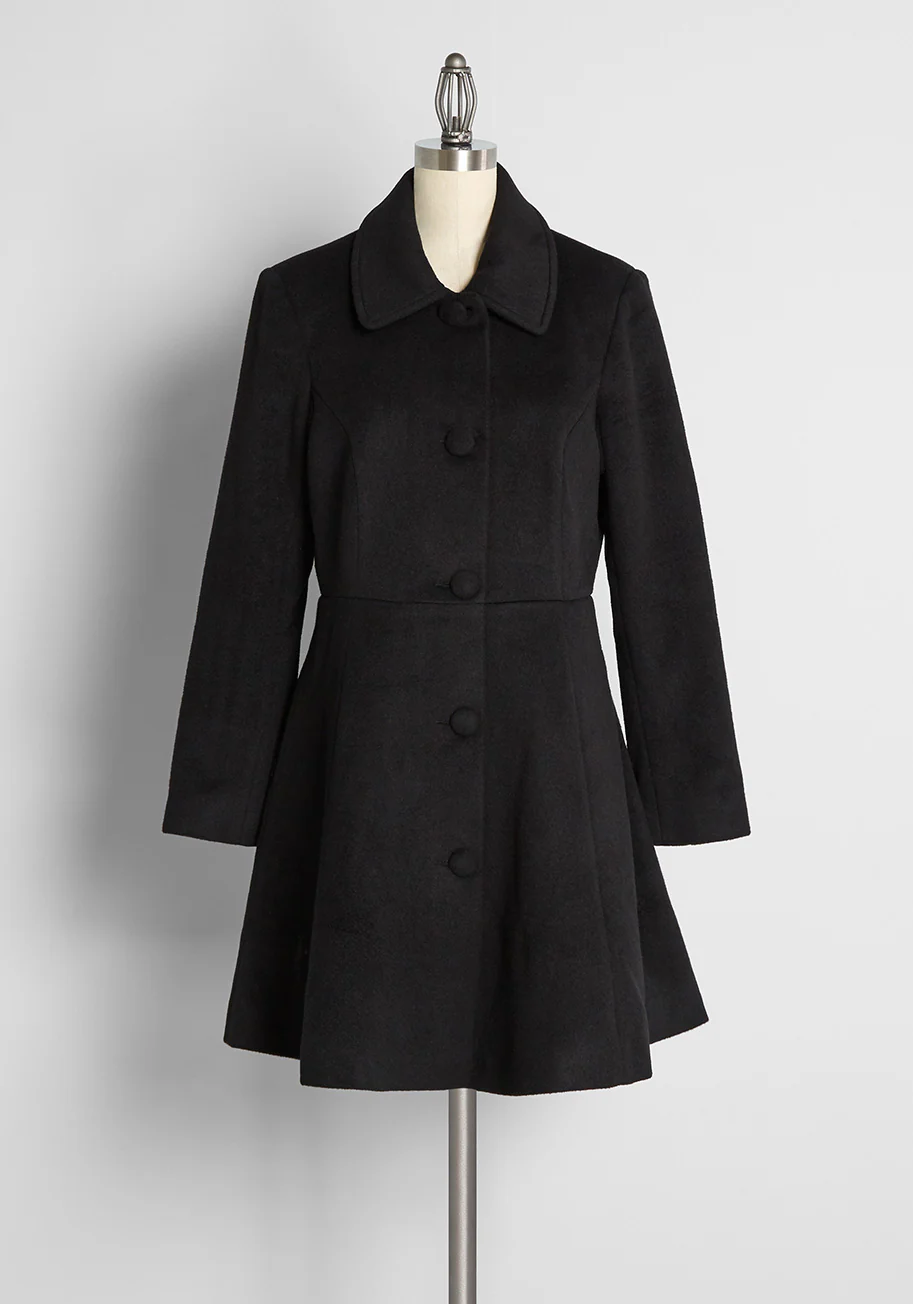 Femme 'Fatale' Hour Coat - Olabens
