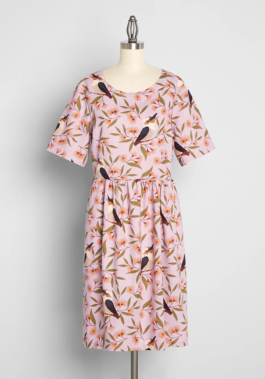 Take Me To Perch Smock Dress - Olabens