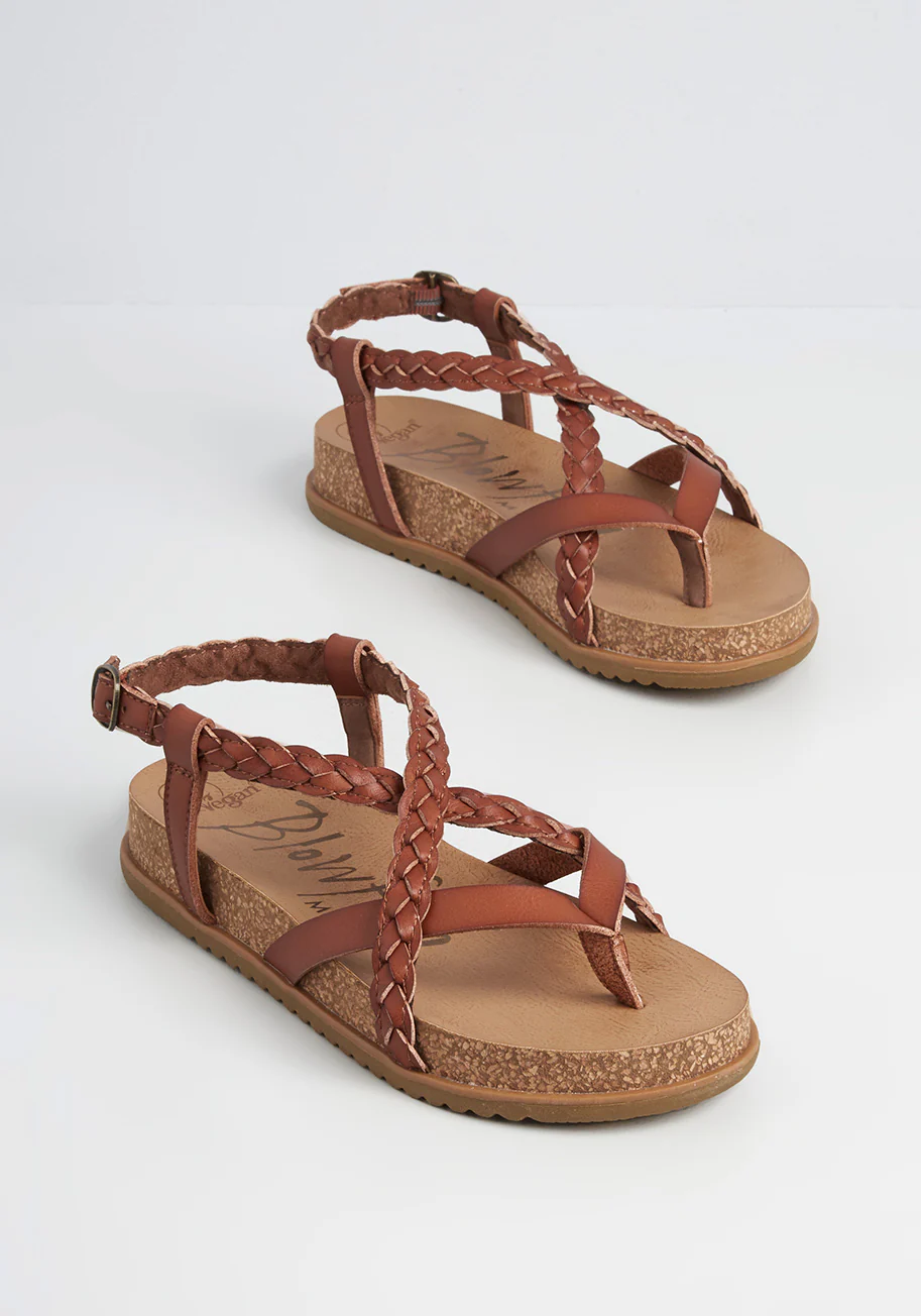 Casually Crossed Sandal - Olabens