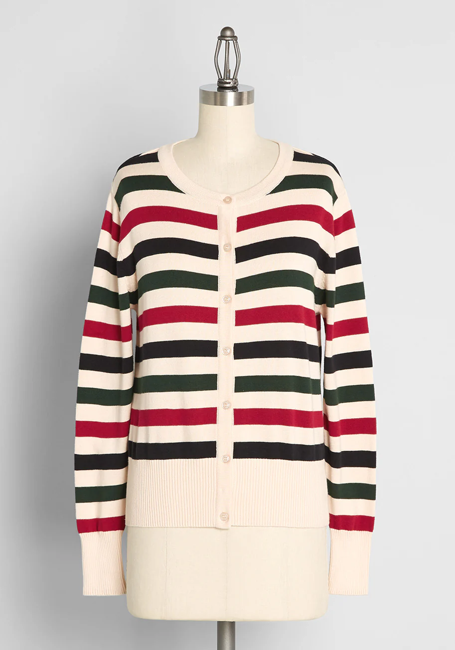 Of A Different Stripe Cardigan - Olabens